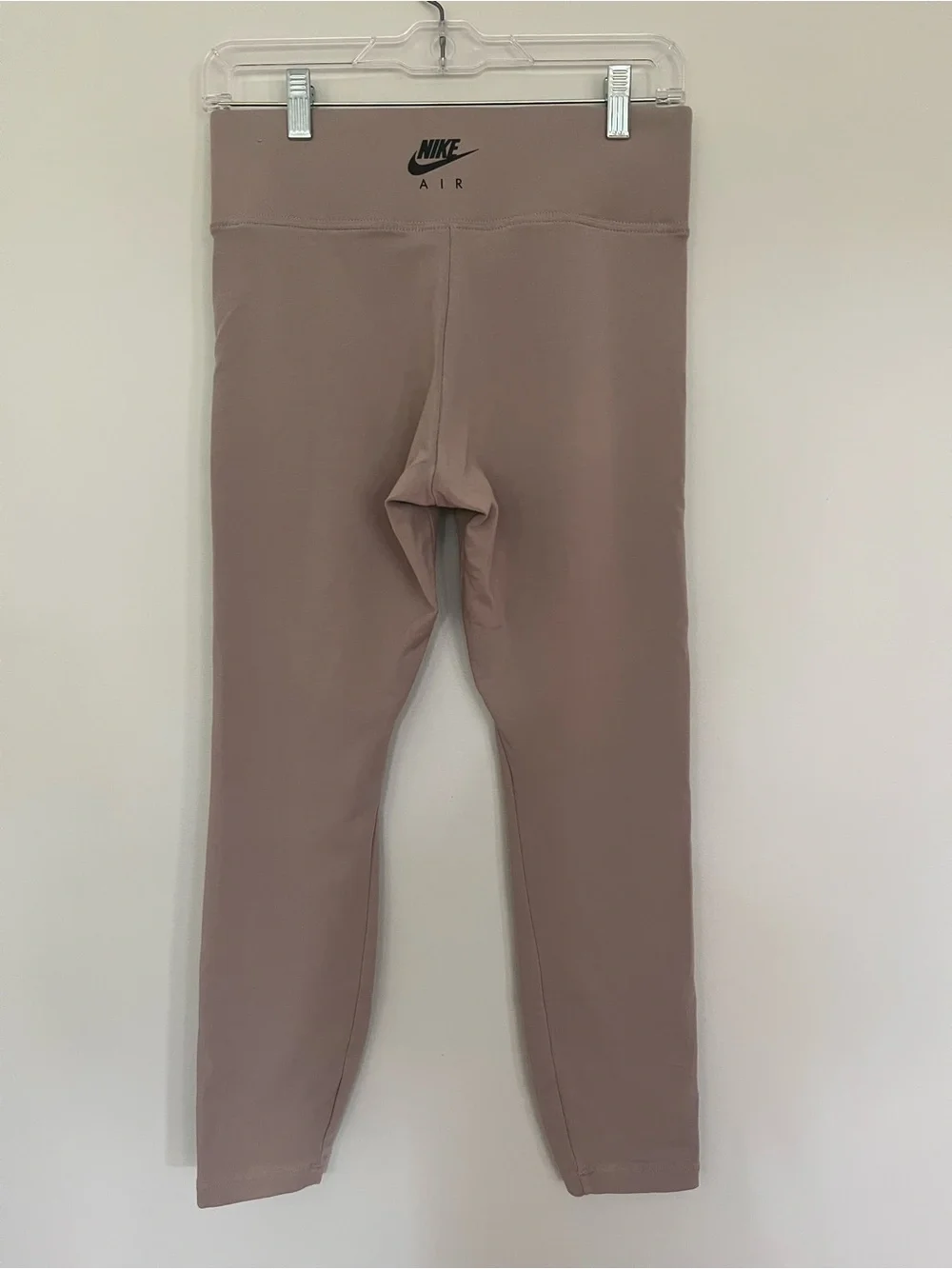 Nike Air Taupe Leggings with Black NIKE AIR Side Tape